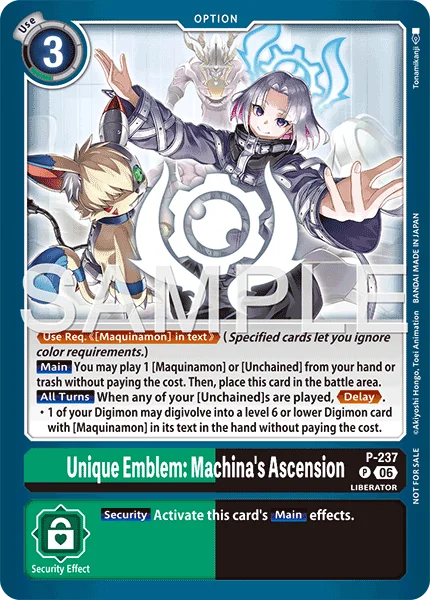 Unique Emblem: Machina's Ascension