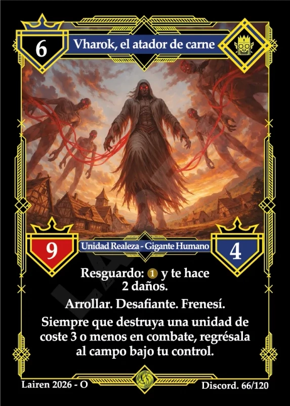 VHAROK, EL ATADOR DE CARNE